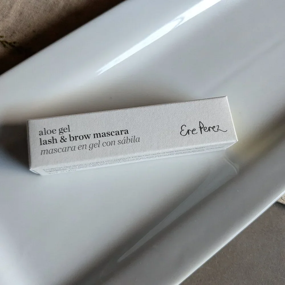 Ere Perez aloe gel lash & brow mascara a clear all-in-one mascara and brow gel